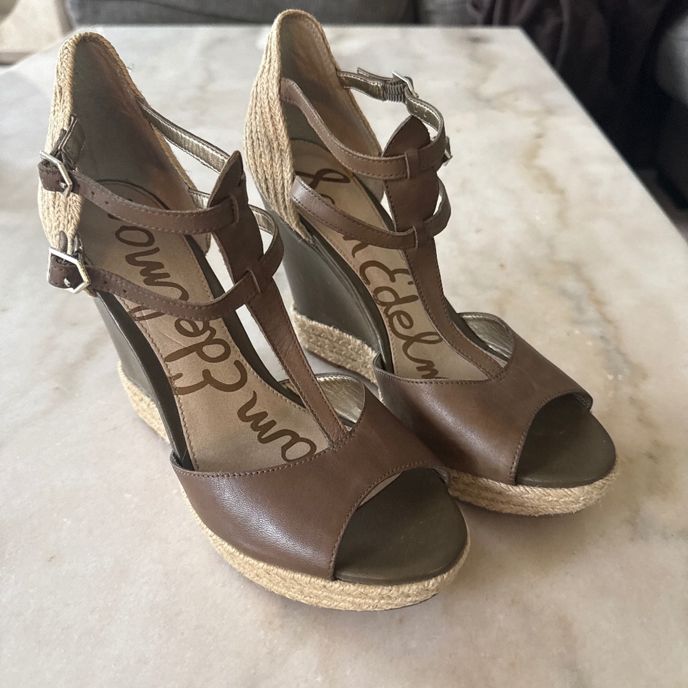 Sam Edelman espadrille wedge women’s size 9